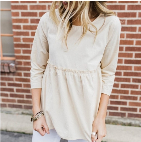 Roolee Up For It Ruffle Babydoll Top - Picture 2 of 8